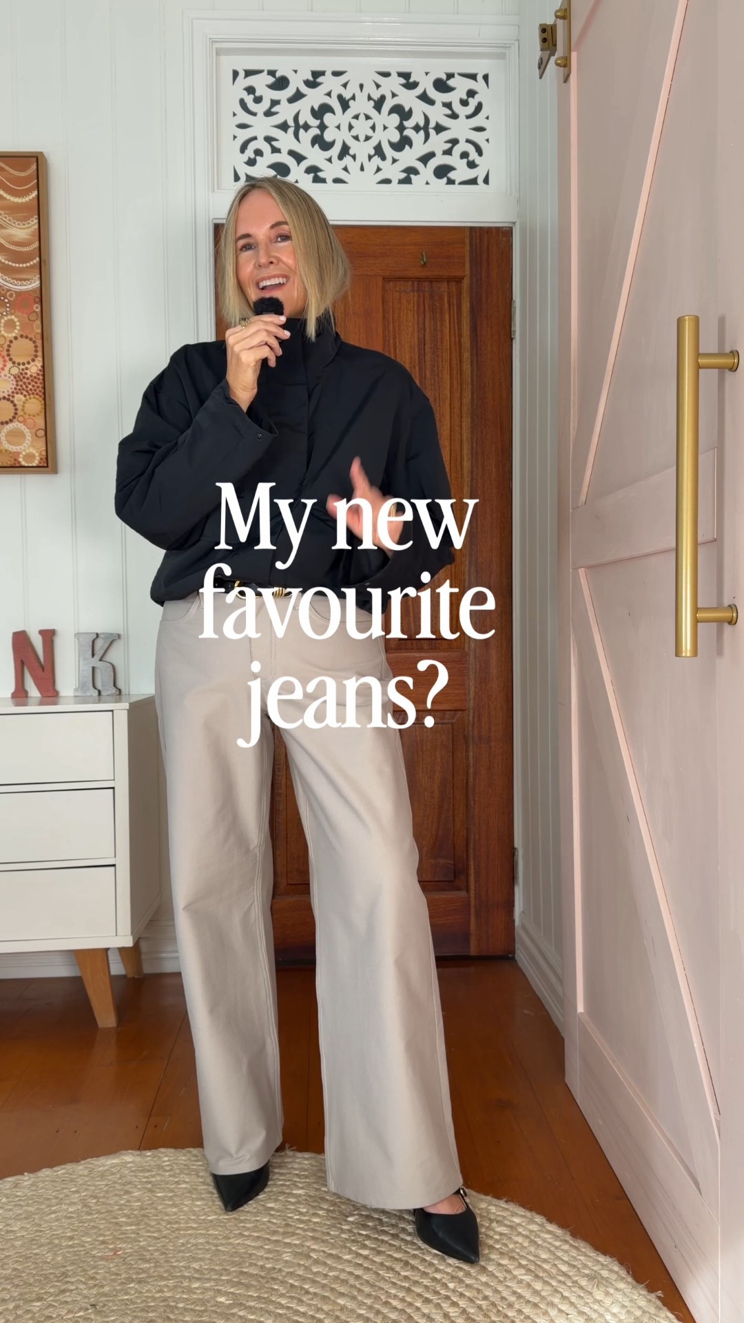 These pants FEEL and look like denim but the cotton-blend Utilitech twill fabric brings with it the lululemon sorcery of comfort and wrinkle-free wearability we’ve come to know and love.

I’m wearing my regular denim size of 30” but if you want it to look even more relaxed and sit lower on you, size up a half or full size. Taller or shorter than me? Look for the short or tall options in this style.

I’ve always linked the straight leg style if that’s more your preference.

In the All Yours Cotton Organic t-shirt I’m wearing size US8/AU12
In the Always Effortless Jacket Evolve I’m wearing size M/AU 12 with plenty of room to layer underneath

AD, gifted product, paid partnership


#LTKjeans #LTKaustralia #LTKover50style