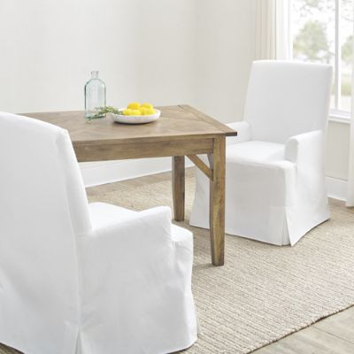 Ava Slipcovered Dining Armchair | Grandin Road | Grandin Road