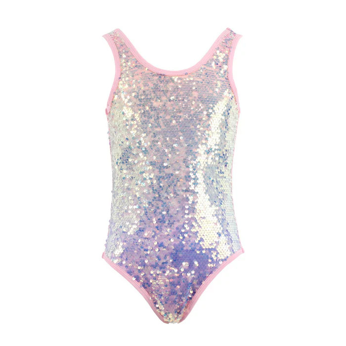 Lola and the Boys Sequin Ombre Shimmer Swimsuit | JoJo Mommy