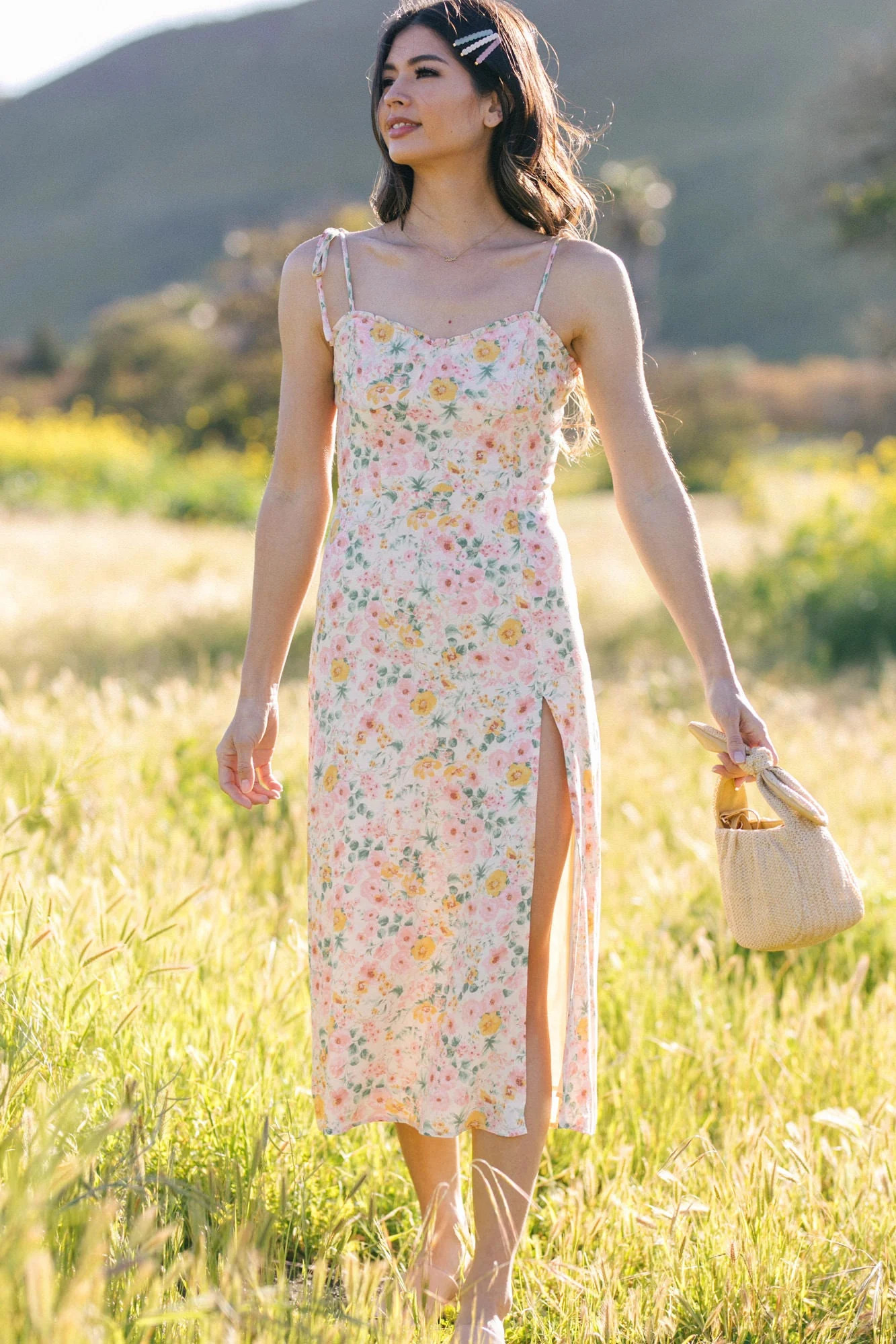 Carson Cami Midi Dress | Morning Lavender