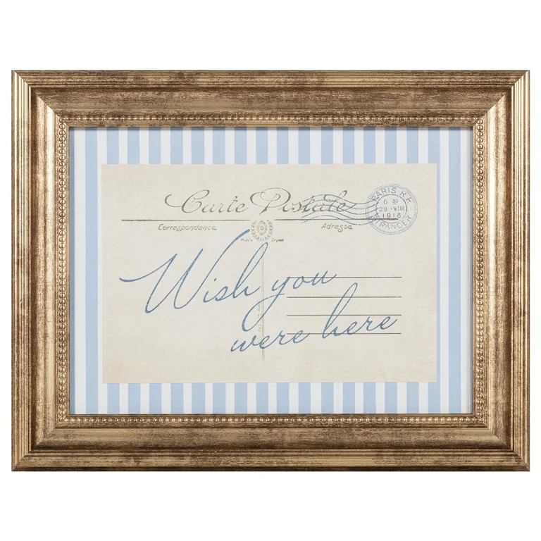 My Texas House Postcard Framed Art 14" x 11" Travel Framed Wall Art | Walmart (US)