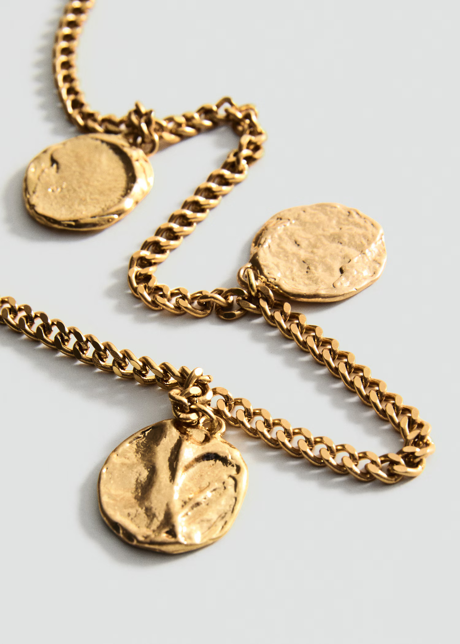 Combined double-pendant necklace - Women | MANGO United Kingdom | MANGO (UK)