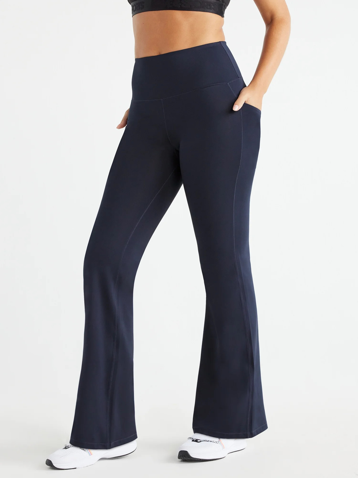 Love & Sports Women's Active Flare Pants, 30” Inseam, Sizes XS-XXXL | Walmart (US)