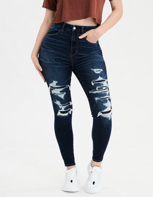 AE Ne(X)t Level Curvy Super High-Waisted Jegging | American Eagle Outfitters (US & CA)