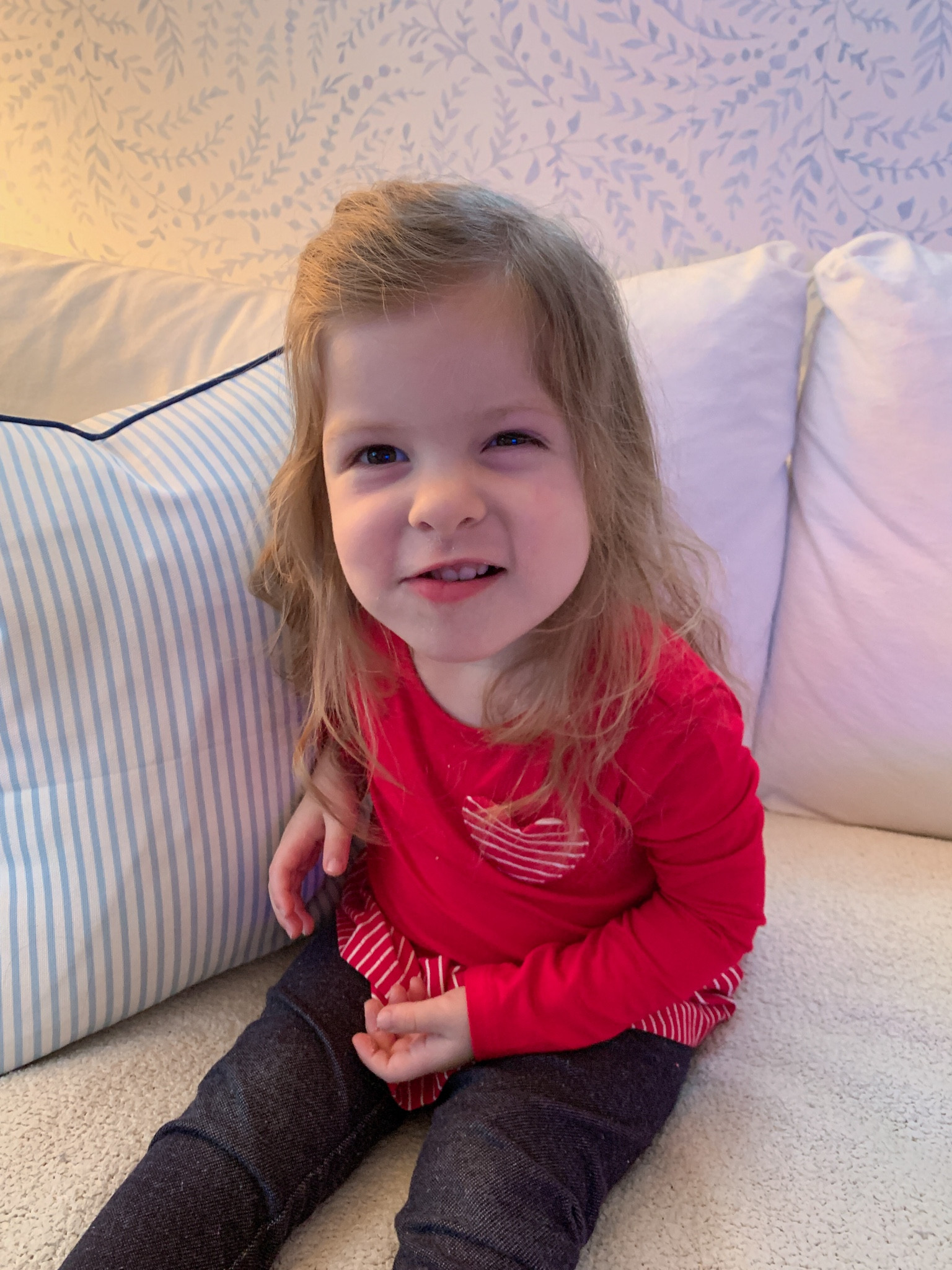 Adore this Valentine’s Day shirt I got for Sloane’s. She’s 2.5 years old and I got her a 3t- a little big but I think she can wear it next year too ❤️

#LTKfindsunder50 #LTKkids #LTKSeasonal