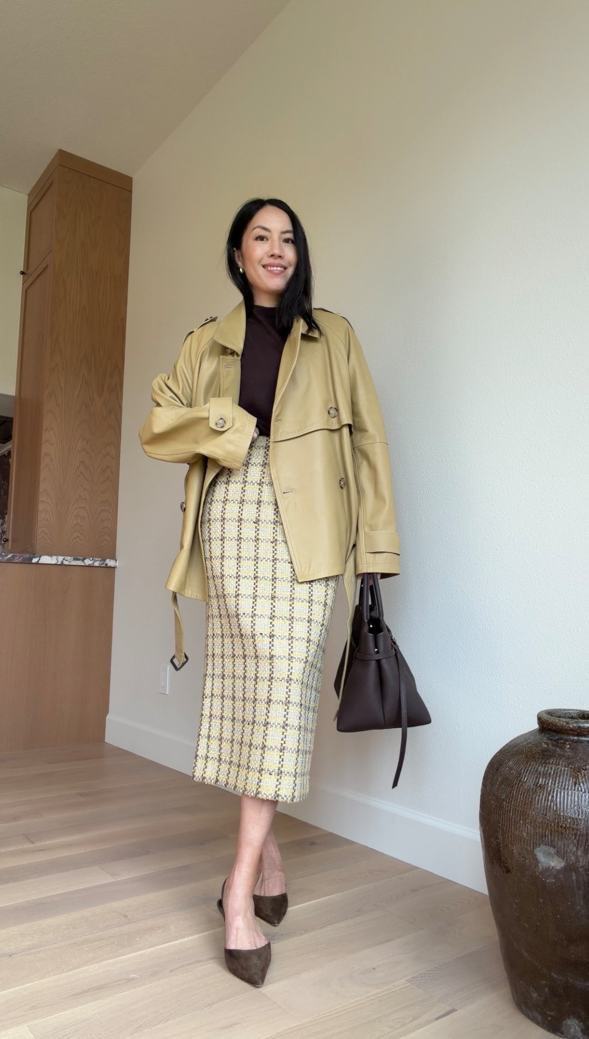 Styling my new jacket 🧥🤎

#LTKWorkwear #LTKootd