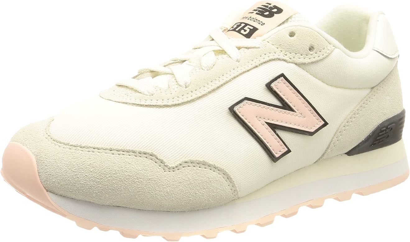 Amazon.com | New Balance Women's 515 V3 Sneaker, Sea Salt/Pink Haze, 8 | Road Running | Amazon (US)