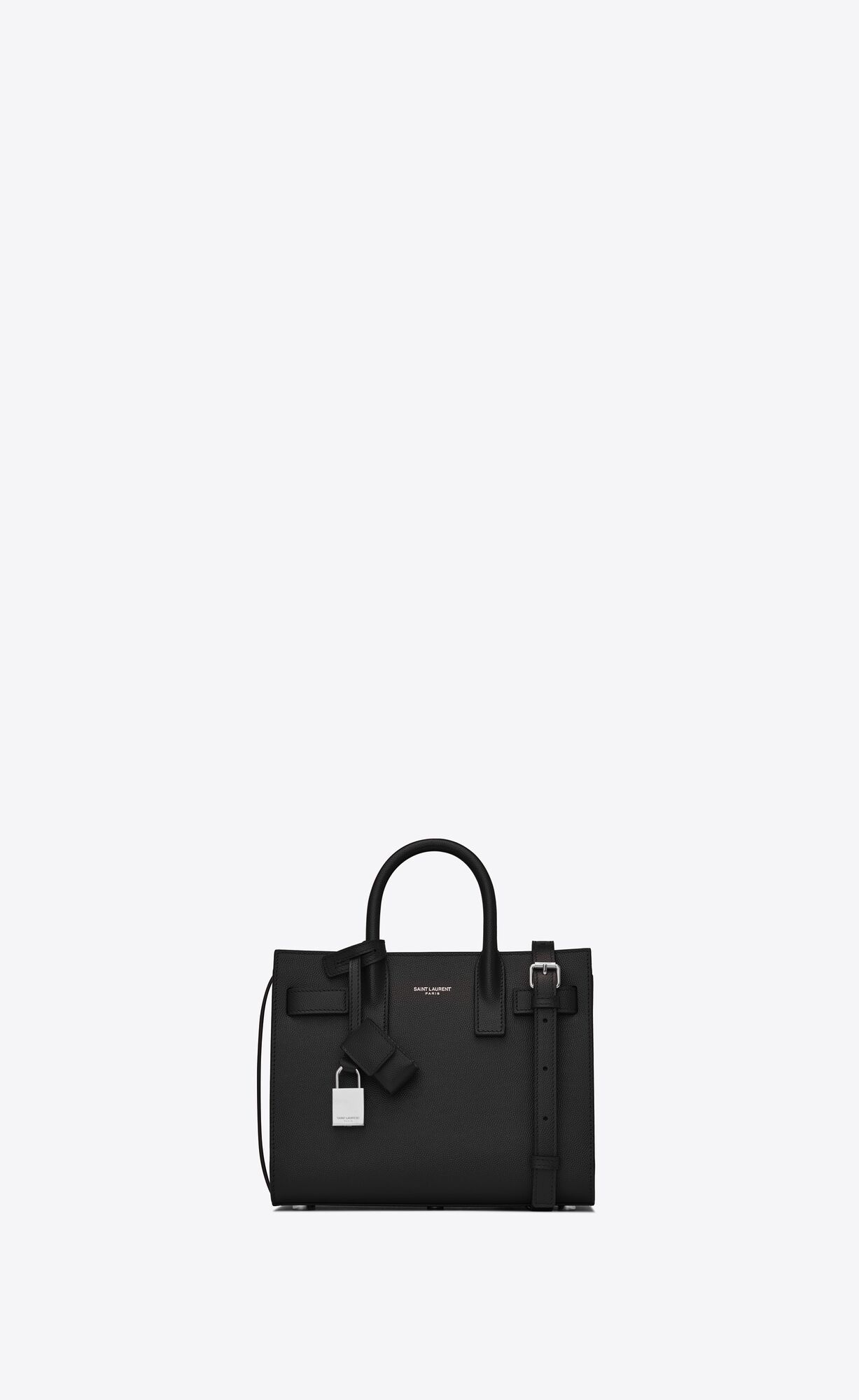 Sac de jour bag in nano version.Compact and leather-lined, it is distinguishable by its accordion... | Saint Laurent Inc. (Global)