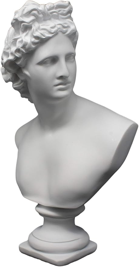 Good Buy Gifts Apollo Bust Sculpture - Classic Greek God Statue - 12.5 Inch Height | Amazon (US)
