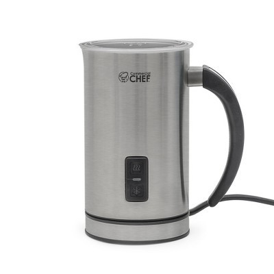 COMMERCIAL CHEF Milk Frother with 360 Cordless Base, Stainless Steel | Target