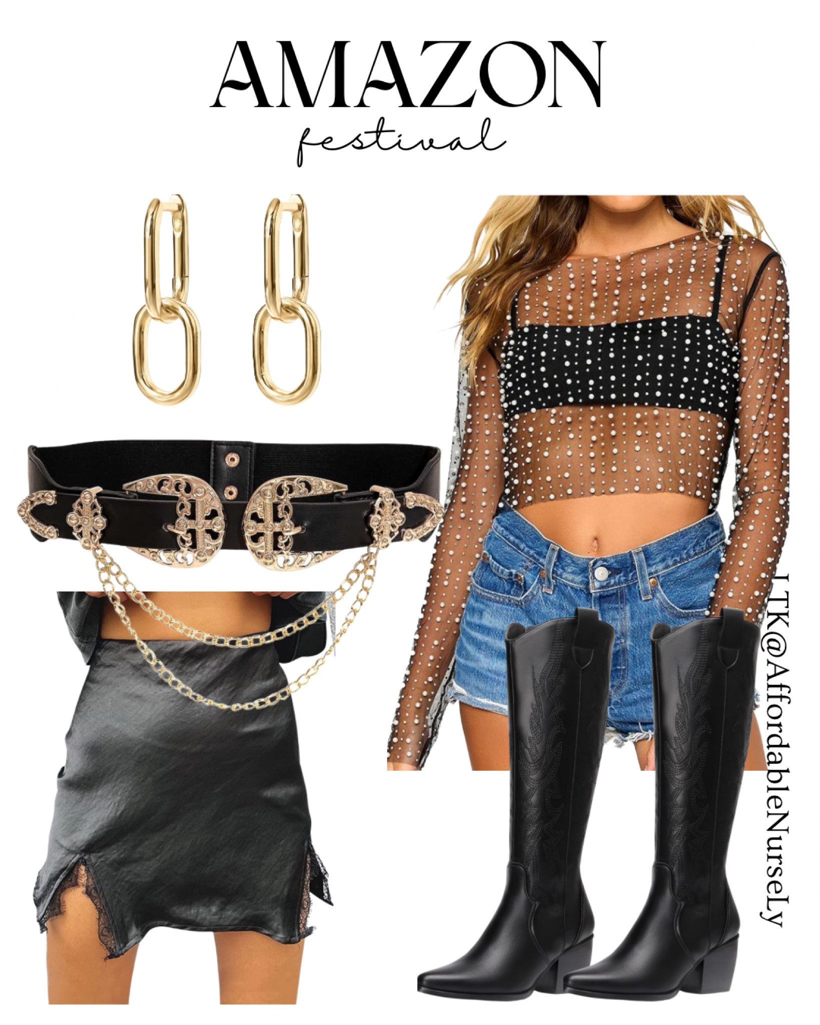 Amazon festival! I love this belt so much! It’s a statement piece for sure! I included links to other boots. Check it out! #statementpiece #belts #western

#LTKstyletip #LTKparties #LTKFestival