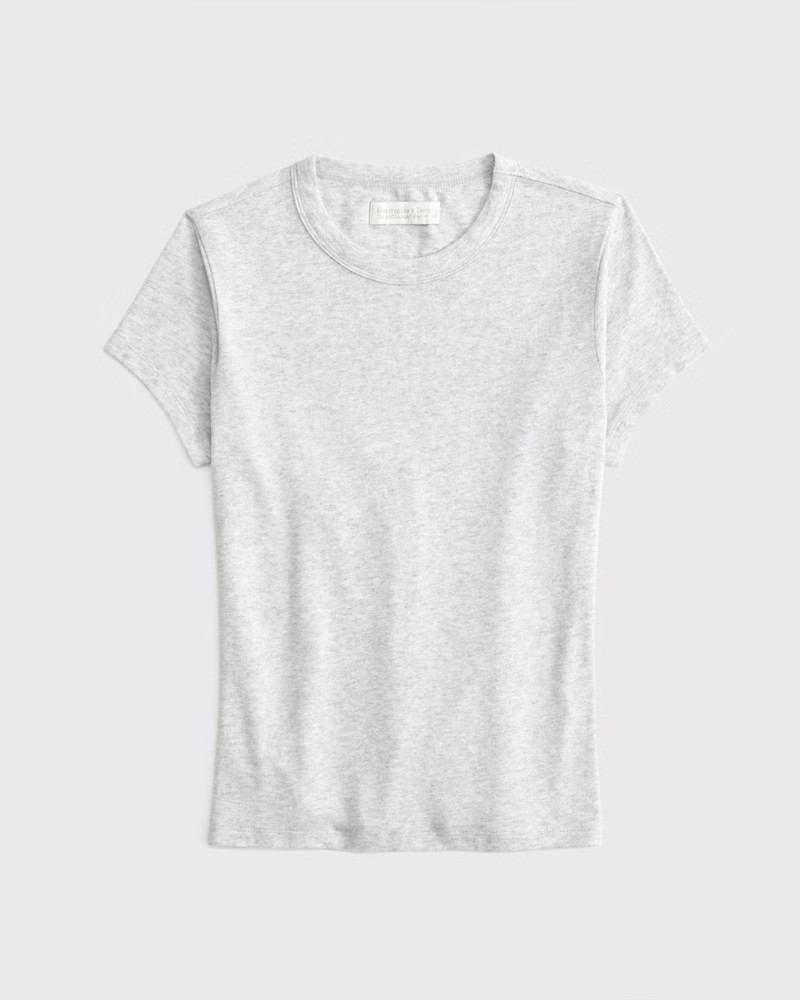 Short-Sleeve Cozy Lounge Knit Tee | Abercrombie & Fitch (US)