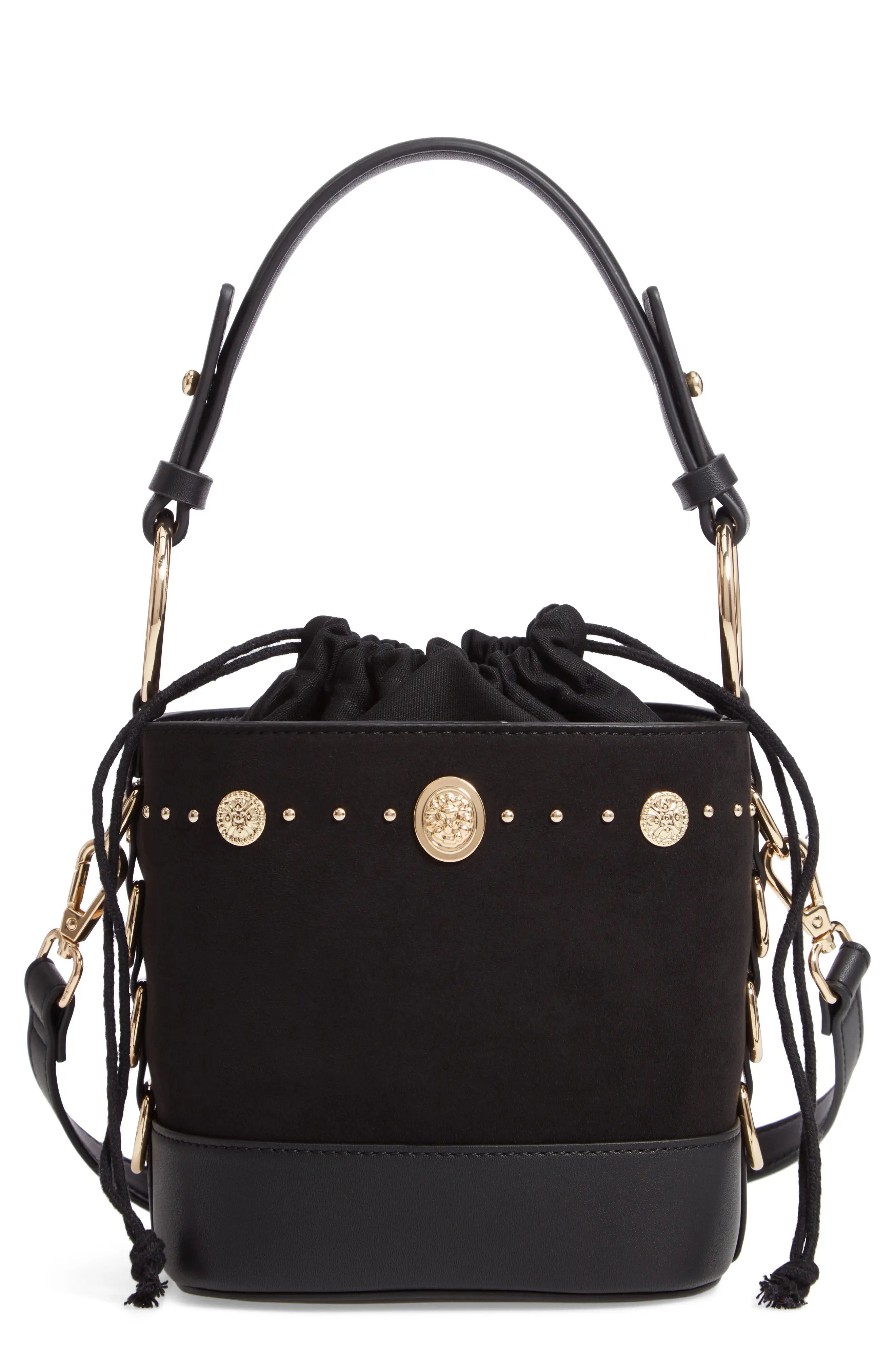 Bianca Studded Faux Leather Bucket Bag | Nordstrom