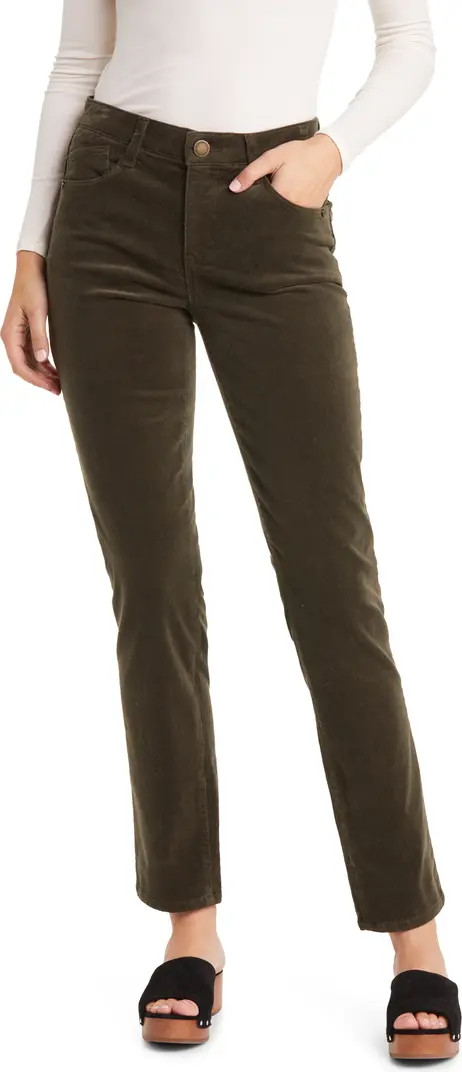 Wit & Wisdom 'Ab'Solution Corduroy Straight Leg Pants | Nordstrom | Nordstrom