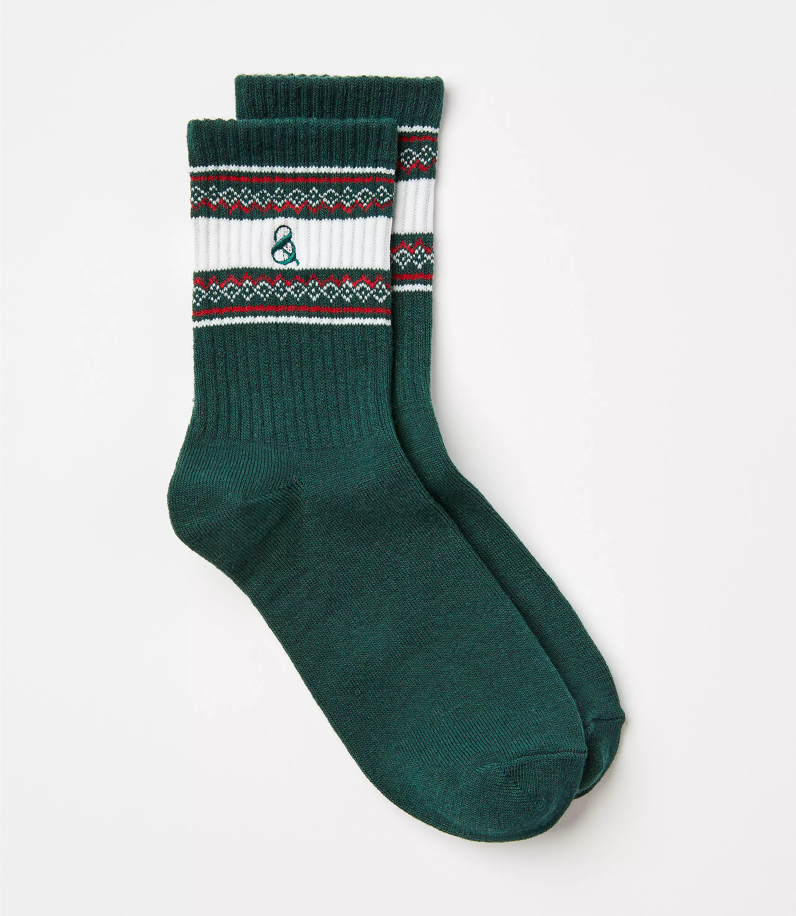 Lou & Grey Fair Isle Cozy Crew Socks | LOFT