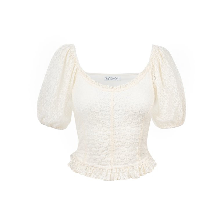 Jessica Simpson Women's Verona Lace Top, Sizes XS-XL | Walmart (US)