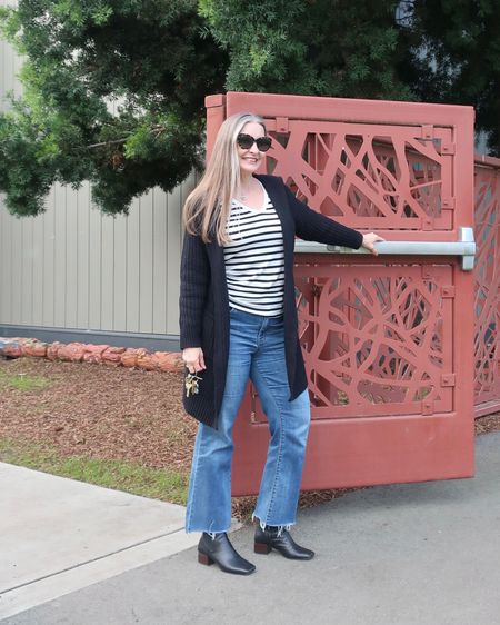 What I’m living in right now … #styleover40 #teacherstyle #casualoutfit #midsizestyle #salealert #comfortableboots #comfortablejeans #pearshapestyle #styleover50 #hoodedcardigan #springstripes #wardrobebasics

#LTKfindsunder50 #LTKmidsize #LTKover40