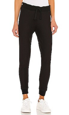Plush Super Soft Fleece Lined Skinny Sweatpant in Black from Revolve.com | Revolve Clothing (Global)