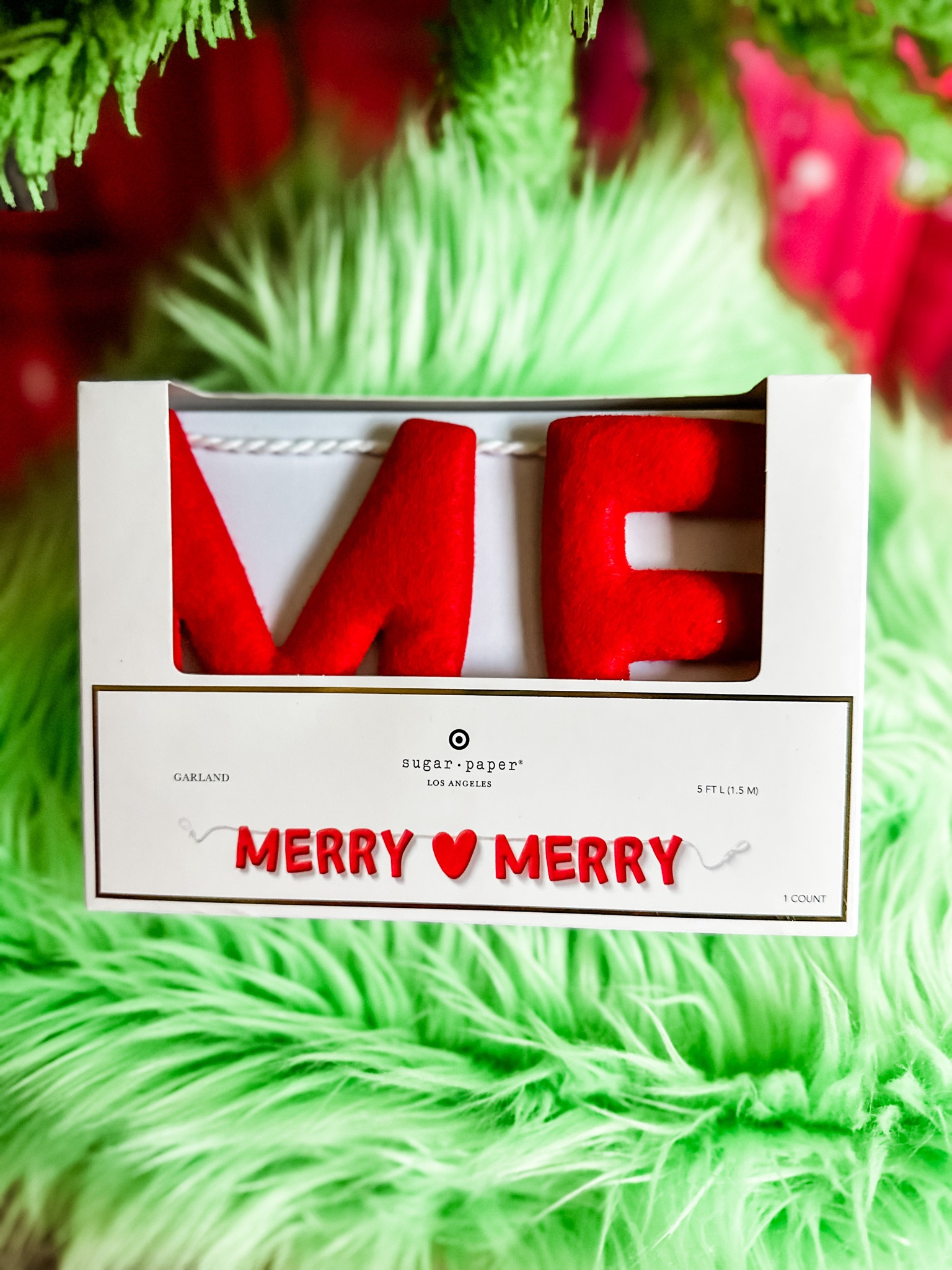 Target find! The Merriest Garland this side of the North Pole. Made the perfect addition to our Grinch themed Table! 💚

#LTKhome #LTKSeasonal #LTKHoliday