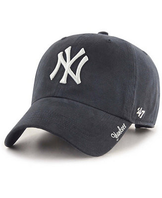 Women's Navy New York Yankees Team Miata Clean Up Adjustable Hat | Macy's