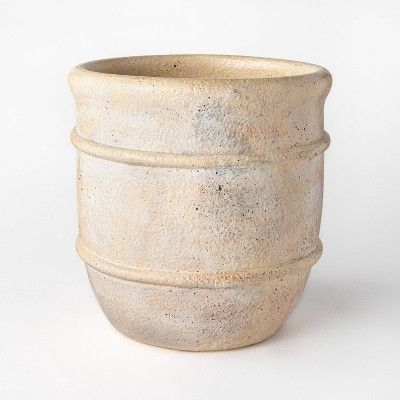 10.75" Terra Cotta Porch Planter Cream - Threshold™ designed with Studio McGee | Target