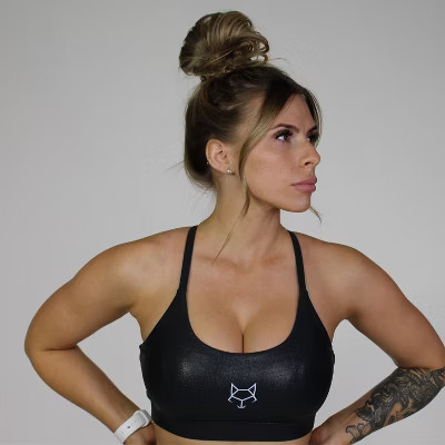 WULF - GYM-JIADI-201-WOM-BLK-BRA-XS | Target
