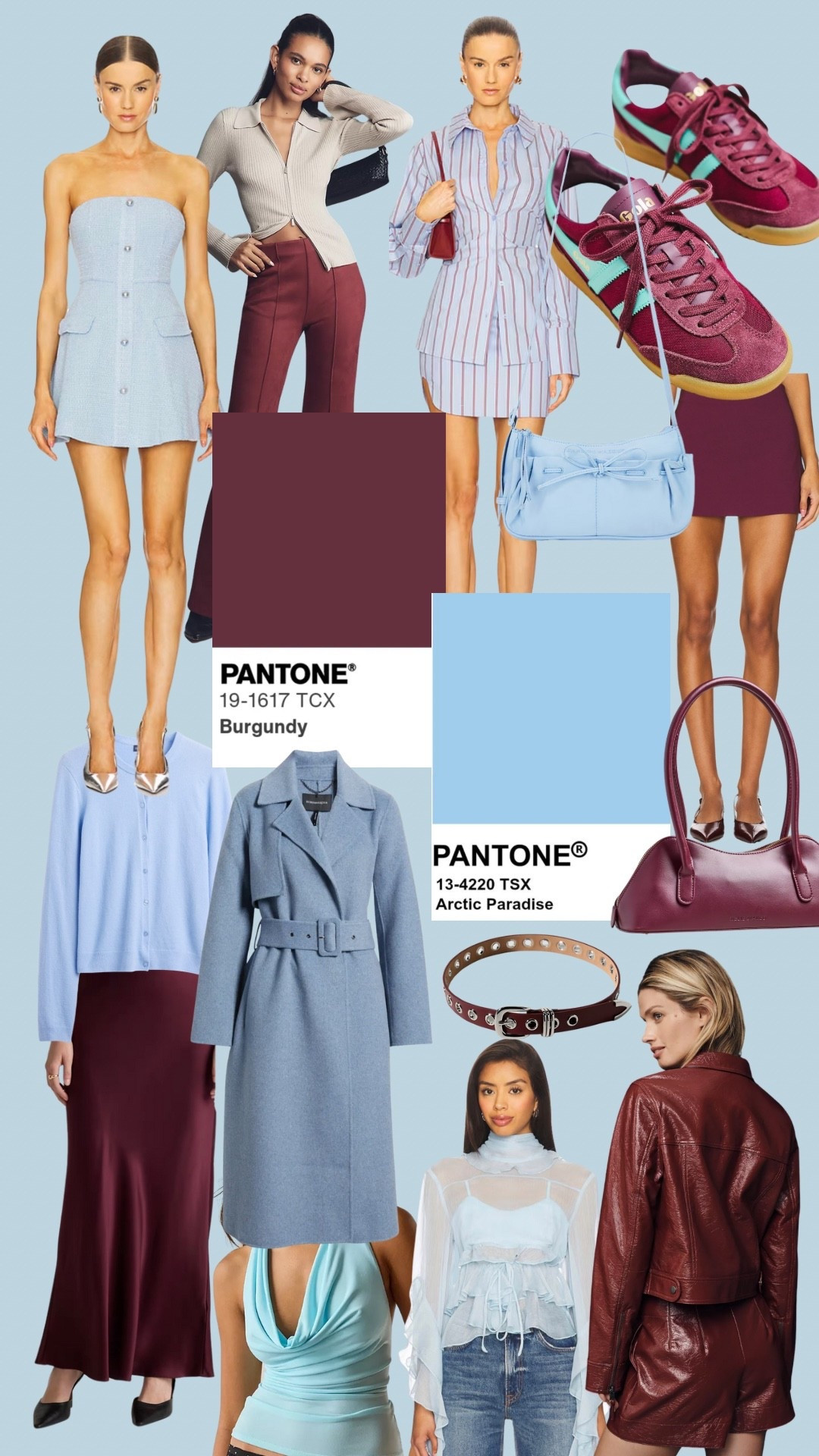 Styling color combos: blue & burgundy 🦋🥀. There’s something so fresh but cozy about this color combination. It feels scholastic, chic and elevated. A little Blair Waldorf if you will. Linked each item seen here , plus a few treasures I couldn’t fit in the screen💋 #colorcombos#blue#burgundy#preppy#scholastic#leather#trenchcoat#chic#outfitinspiration#ootd

#LTKSeasonal #LTKSaleAlert #LTKStyleTip
