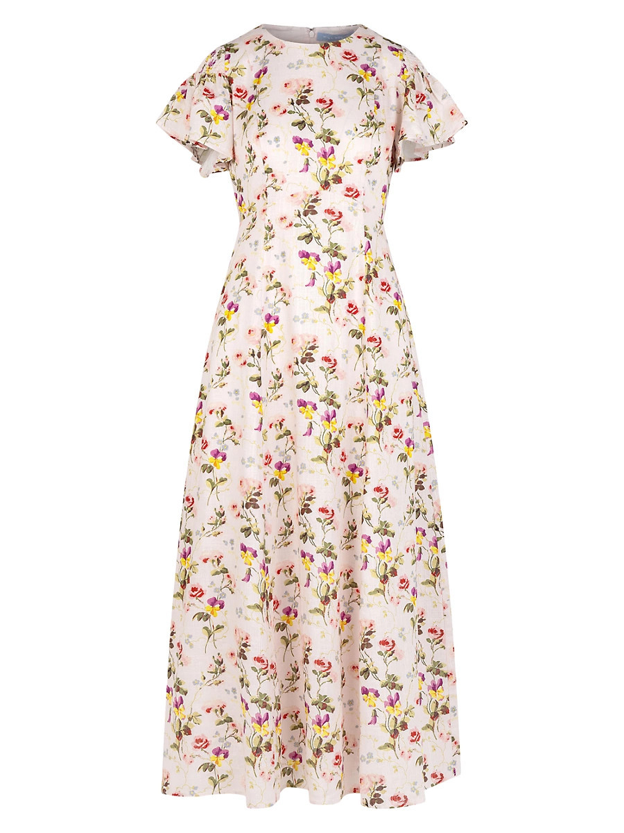 Women's The Dominique Dress - Pink Blue - Size XXS | Saks Fifth Avenue