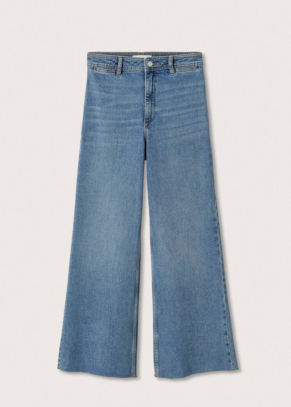 Jeans culotte high waist | MANGO (US)