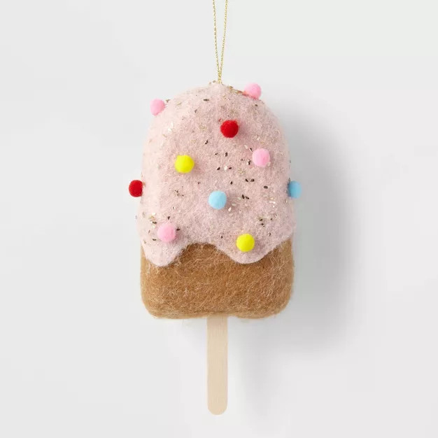 4" Felt Ice Cream Bar Christmas Tree Ornament - Wondershop™ | Target