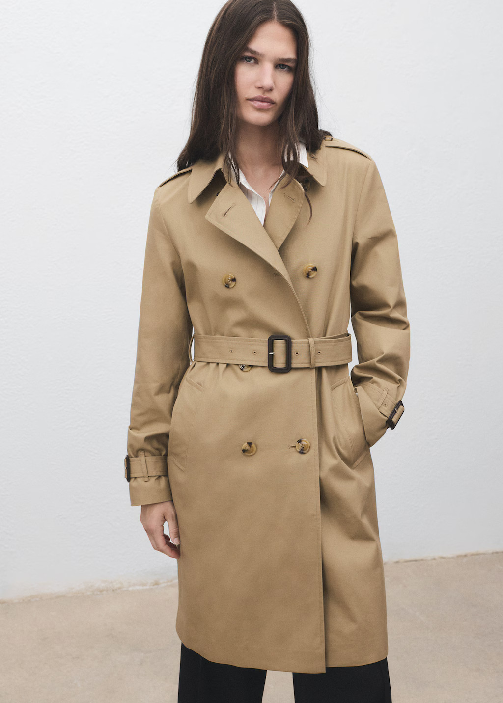 Classic trench coat with belt - Women | MANGO USA | Mango (US/MX/AU)