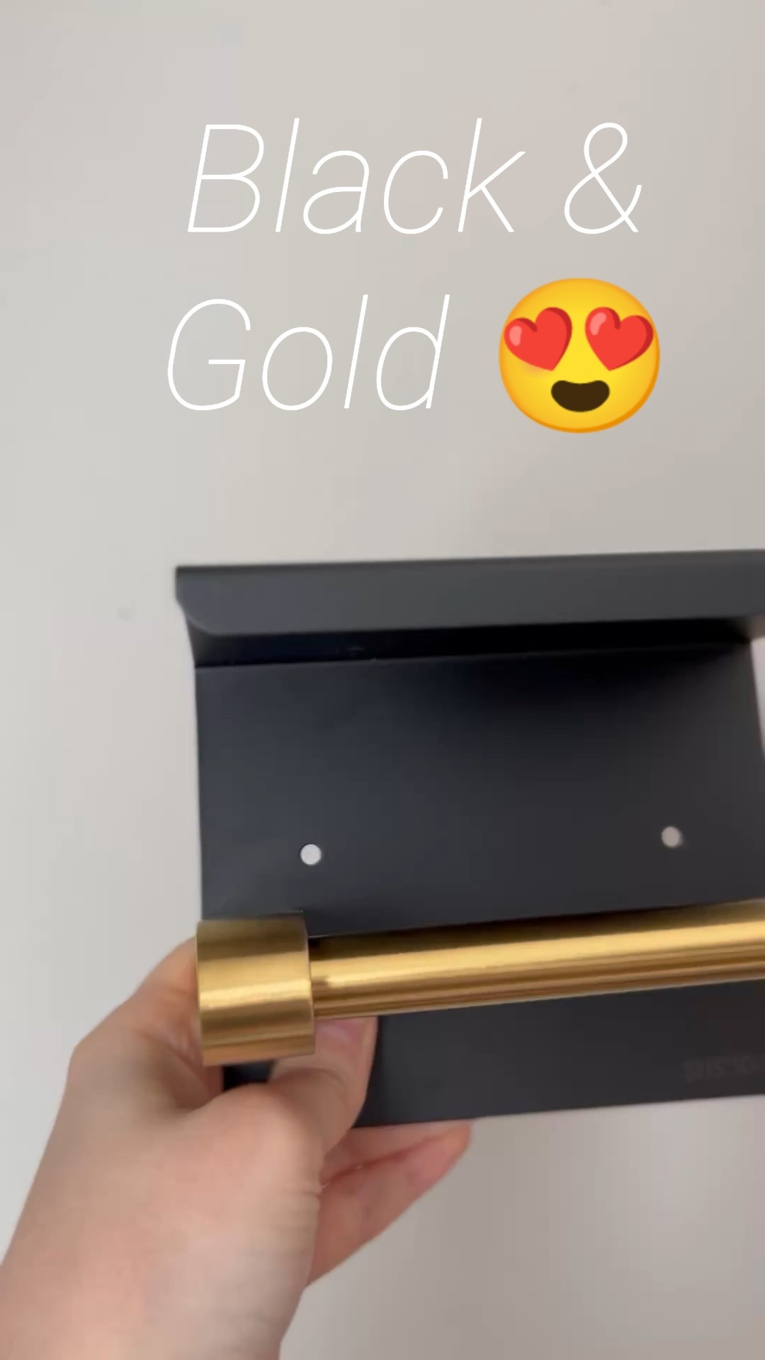 The perk of my week was receiving this #blackandgold #bathroom #toiletpaperholder. Free using #Wayfair rewards! 

#LTKHome