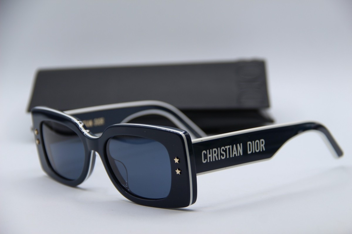 NEW CHRISTIAN DIOR DIORPACIFIC S1U 3080 BLUE AUTHENTIC FRAMES SUNGLASSES 53-17 | eBay US