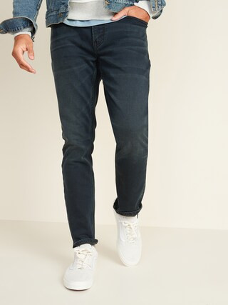 Slim 24/7 Built-In Flex Dark-Wash Jeans for Men | Old Navy (US)