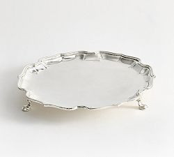 LoveShackFancy Silver Footed Serving Tray | Pottery Barn (US)