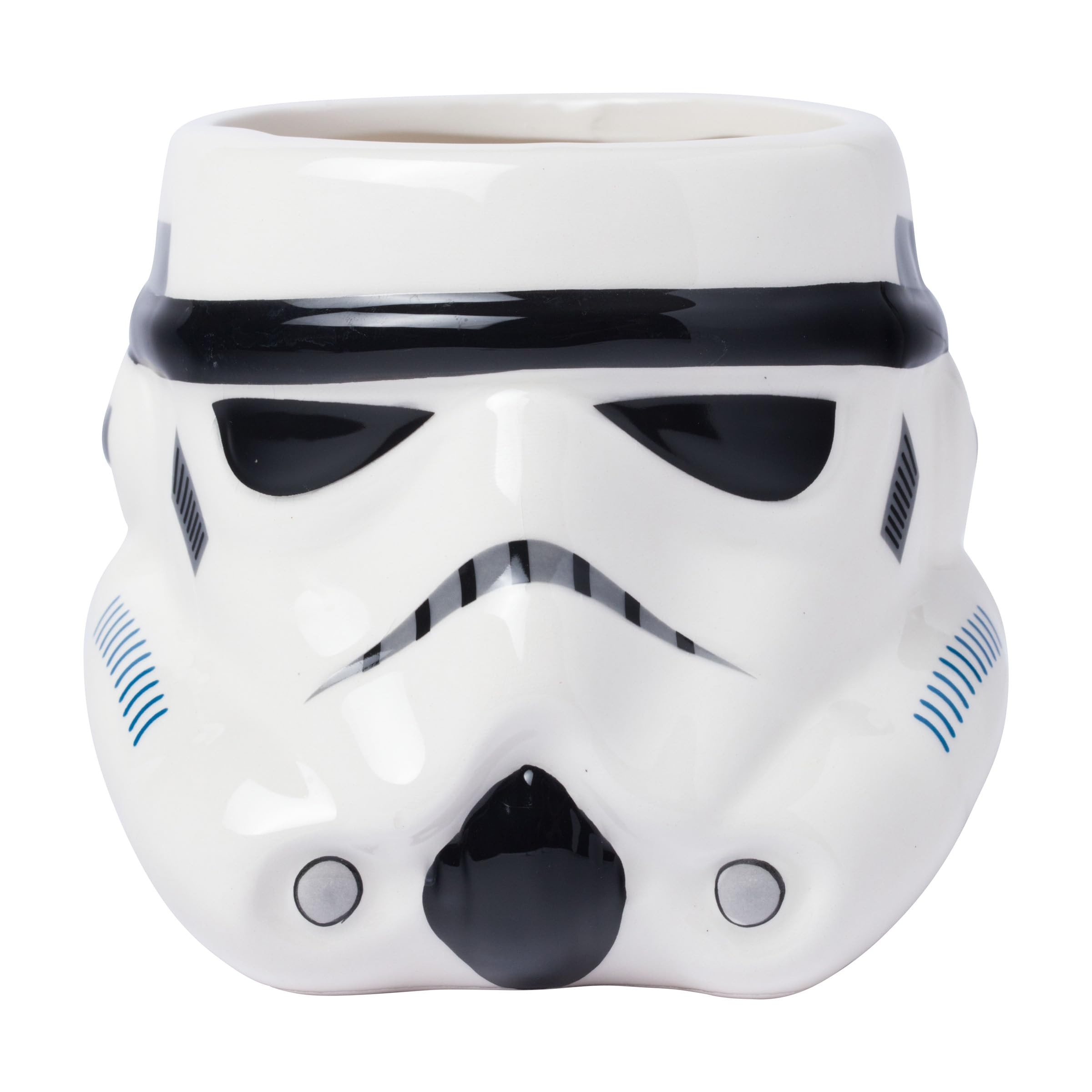 Silver Buffalo Star Wars Stormtrooper Big Face 3D Sculpted Ceramic Coffee Mug for Cappuccino, Lat... | Amazon (US)