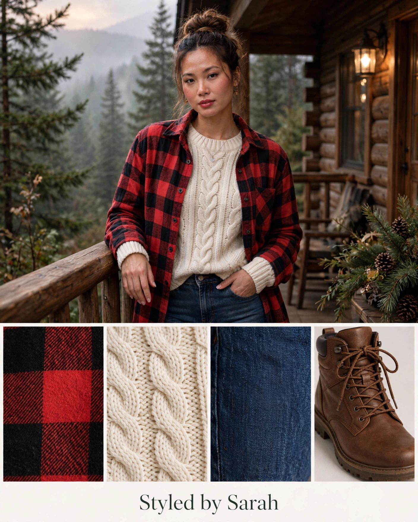 The cabin weekend uniform: flannel, chunky knits, and boots made for crisp air 🍂 Which piece would you pack first?

Comment SHOP for links to all four — flannel shirt, cable-knit sweater, dark jeans + lace-up boots.

Shop it all on my LTK via link in bio.

#StyledBySarah #CabinWeekend #FallGetaway #FlannelSeason #ChunkyKnit #FallFashion #CozyOutfit #AutumnStyle #WeekendLook #OOTD
As an Amazon Associate I earn from qualifying purchases. #ad