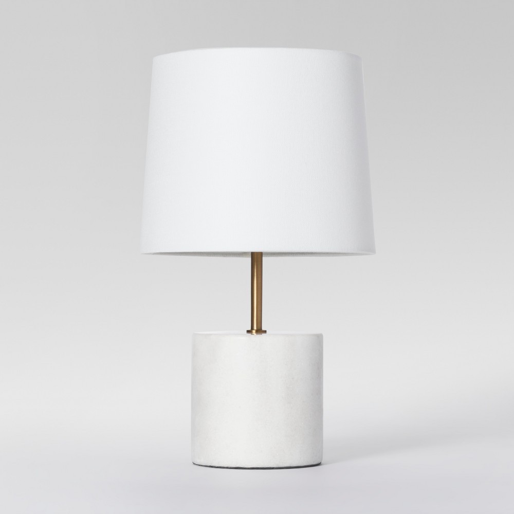 Modern Marble Accent Table Lamp White Lamp (Includes Energy Efficient Light Bulb) - Project 62 | Target