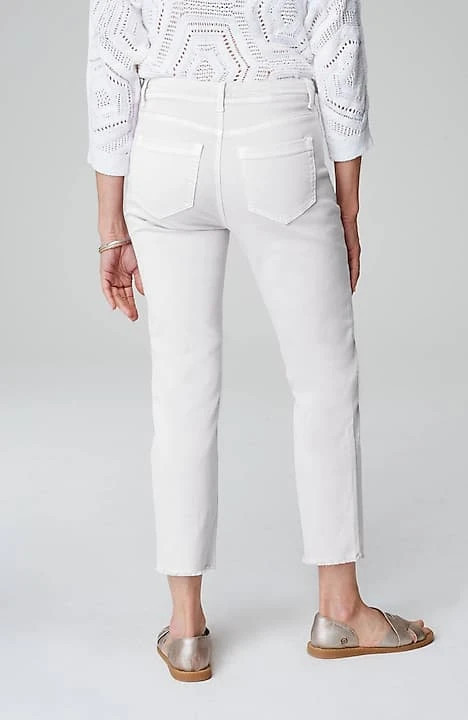 High-Rise Fringe-Hem Crops | J. Jill