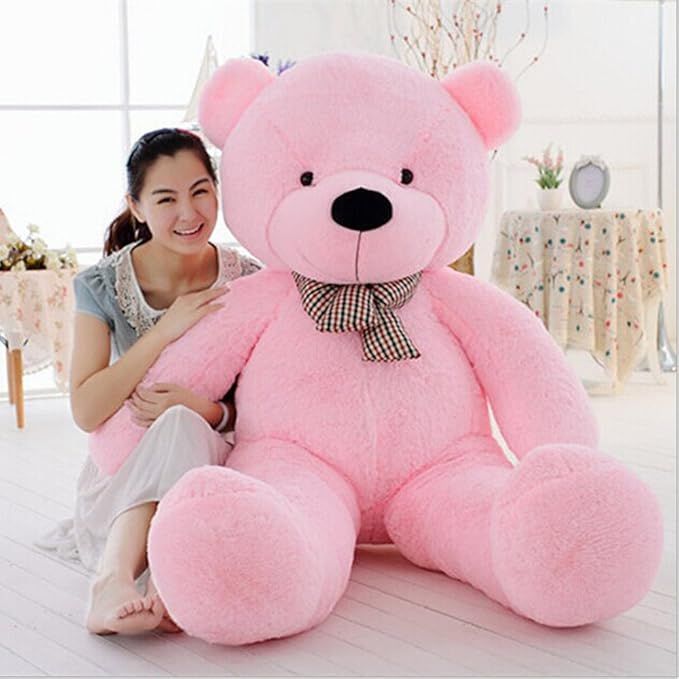 MorisMos Giant Teddy Bear Pink Stuffed Animals Plush Toy for Girlfriend Kids Christmas Valentine'... | Amazon (US)