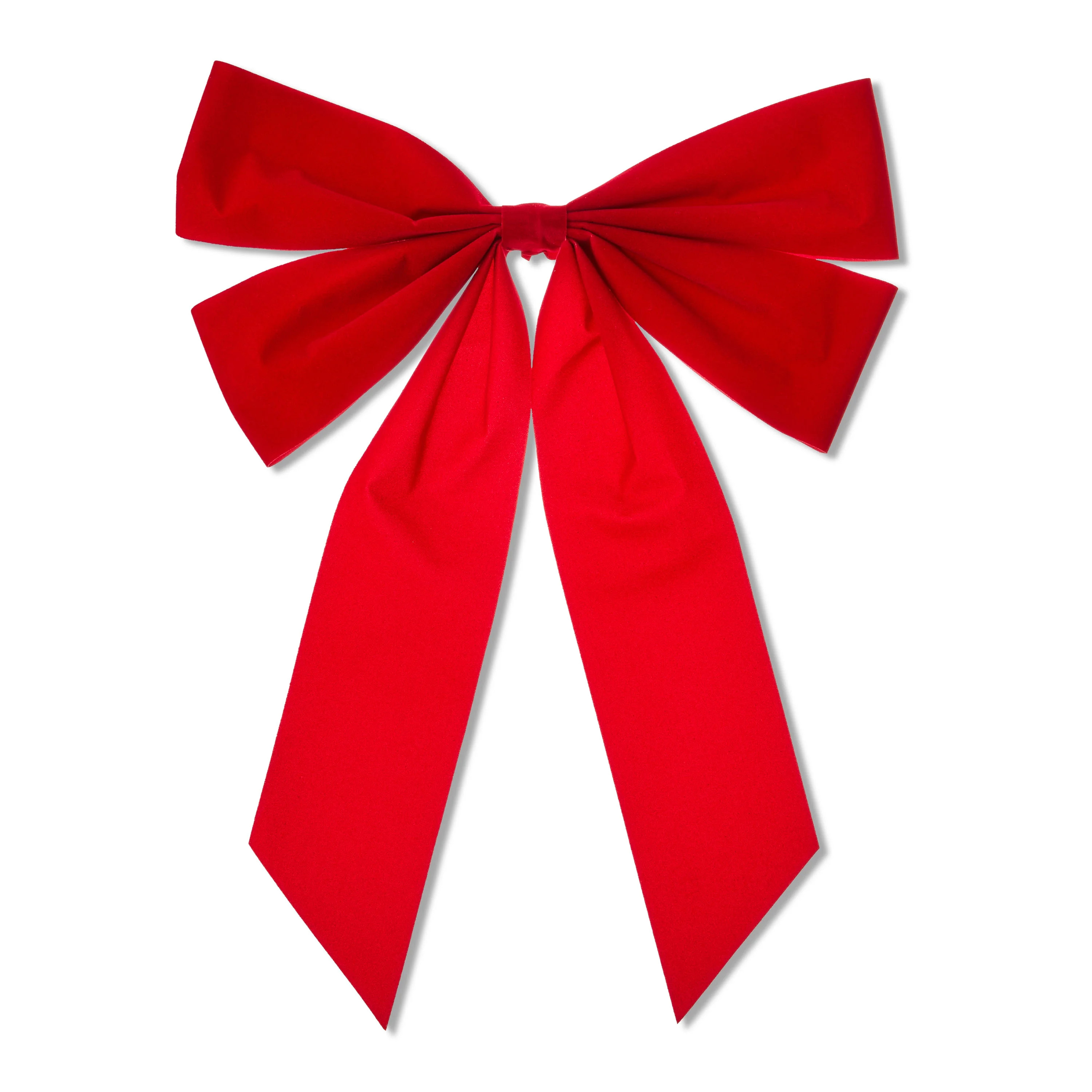Red Velvet Christmas Wreath Bow, 13.5", by Holiday Time - Walmart.com | Walmart (US)