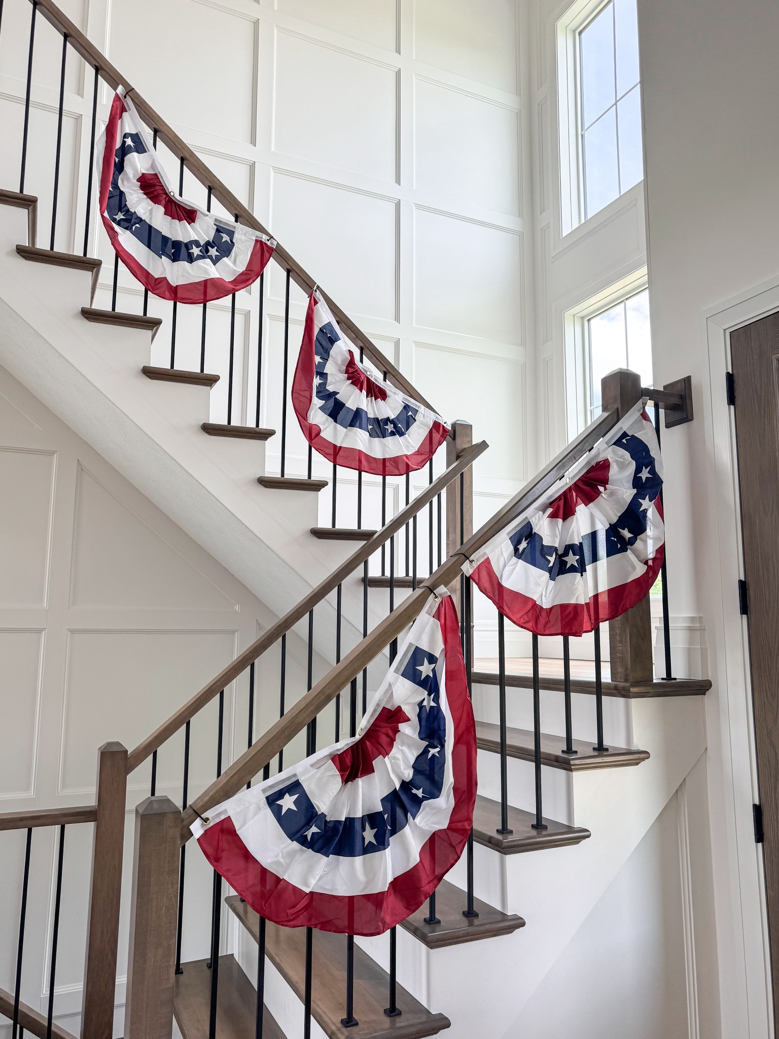 Just added these to our staircase for a simple Fourth of July vibe!

I didn’t go overboard - just added a few festive touches that make the house feel pulled together without a lot of effort.

✨ These buntings are from Amazon. Super affordable and perfect for stair railings or a front porch!

🎯 Everything’s linked in this post along with a few similar finds I loved.

Fourth of July decor, patriotic home, staircase bunting, simple holiday decorating, festive home ideas, Amazon Fourth of July finds, summer home styling

#LTKHome #LTKSeasonal #LTKSummerEdit
