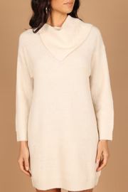 Nanette High Neck Knit Mini Dress - Cream | Petal & Pup (US)