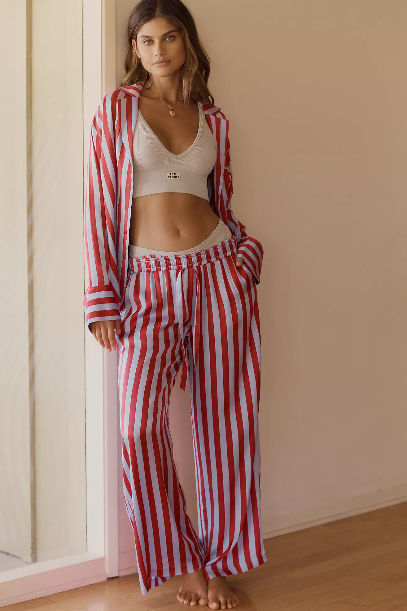 By Anthropologie Silky Pajama Pants | Anthropologie (US)