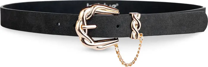 Linea Pelle Twisted Chain Drop Buckle Belt | Nordstromrack | Nordstrom Rack