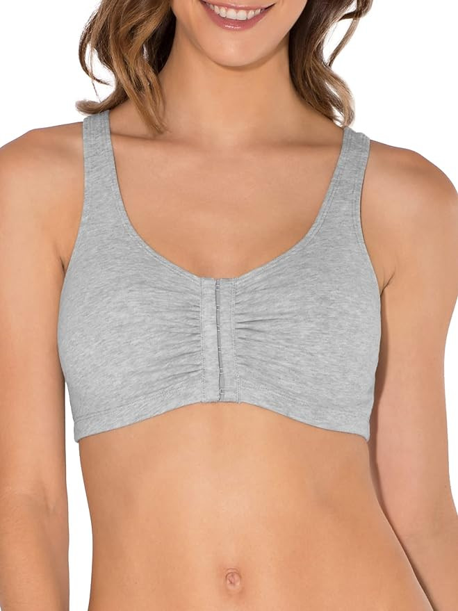 Fruit of the Loom Women's Front Closure Cotton Bra | Amazon (US)