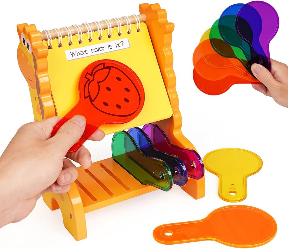 Montessori Toy Color Mix Games - Preschool Color Sorting Toy Color Paddles for Early Childhood Ed... | Amazon (US)