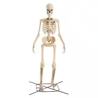 12 FT Giant-Sized Skelly with LifeEyes LCD Eyes | The Home Depot