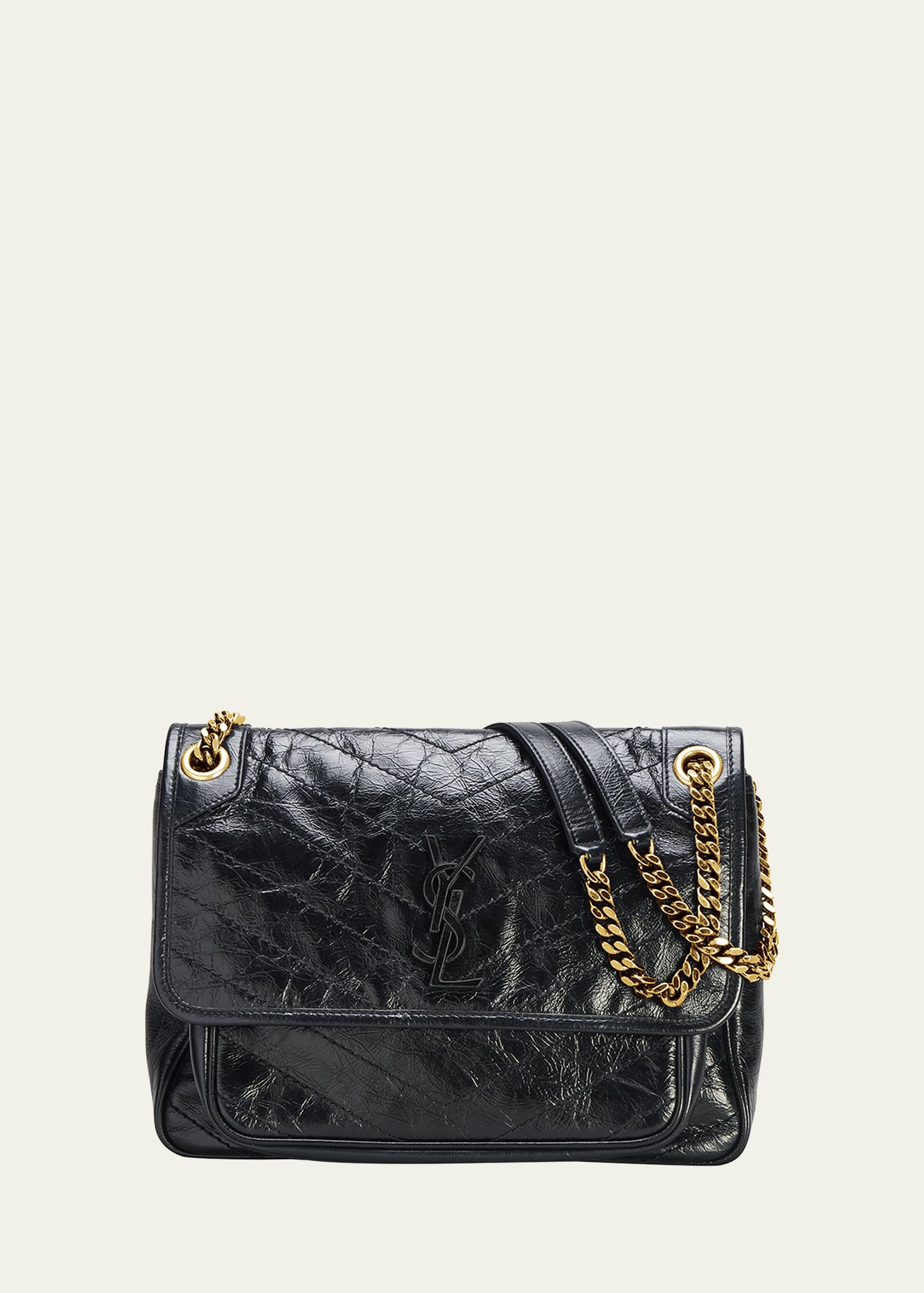Niki Medium YSL Calfskin Shoulder Bag | Bergdorf Goodman