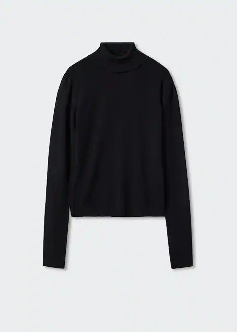 Fine knit turtleneck sweater | MANGO (UK)